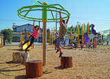 Children playing at Friendship Park in Redwood City